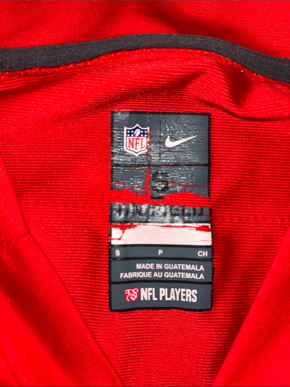 Kansas City Chiefs #29 Keyes Red Nike Bote Game Jersey - Picture 3 of 4